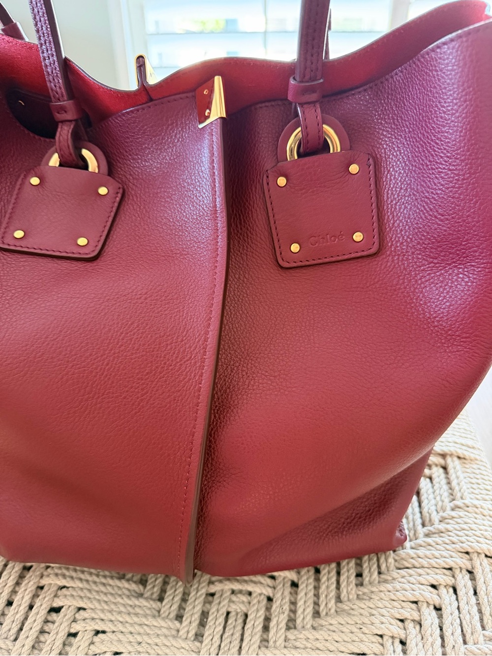 Chloe Vick tote medium burnt mahogany excellent condition - Picture 5 of 10